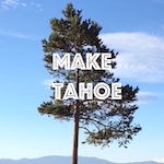 Make Tahoe logo pine tree photo
